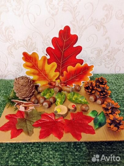 Поделка осенняя Краски осени в детский сад, школу