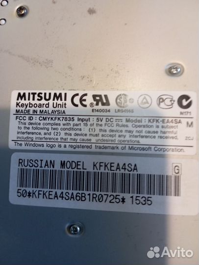 Клавиатура logitech k400r; Mitsumi Kfkea4sa, провд