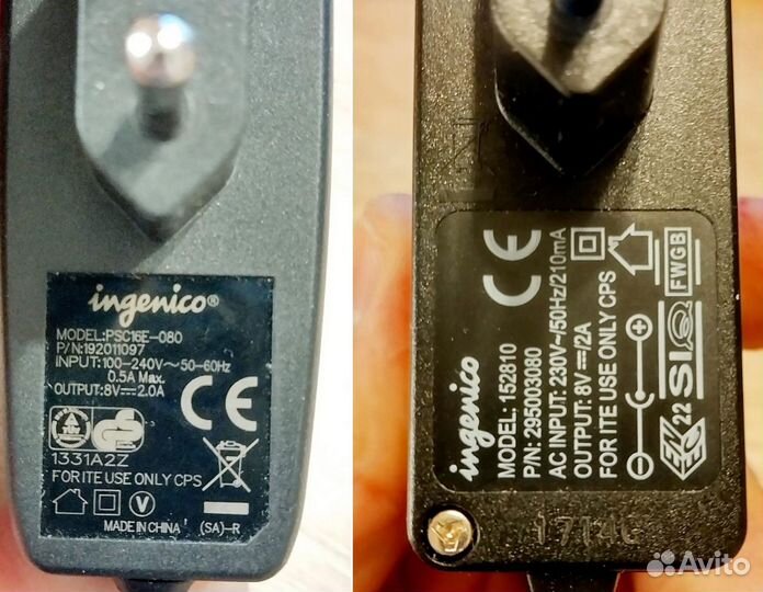 Блок питания 24V (3pin) д/Штрих Меркурий (+бп 9V)