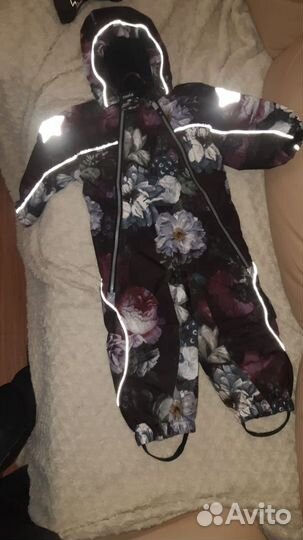 Molo winter flowers комбинезон зимний