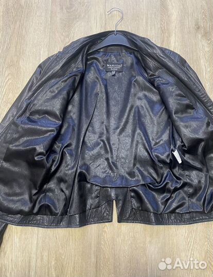 Куртка кожаная женская, размер 42-44 (S/M)