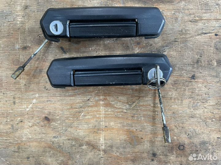 Ручки дверей Нива Урбан 21214 Черные металл Бронто