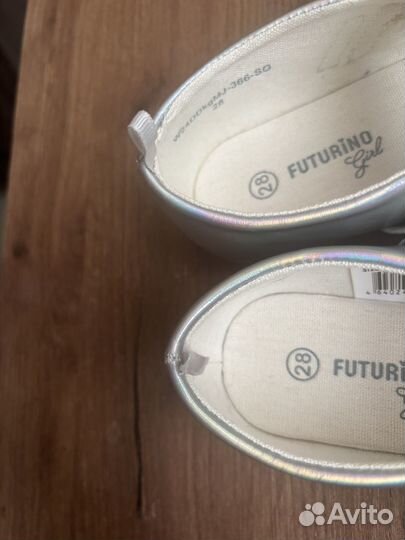Туфли балетки для девочки Futurino 28 р