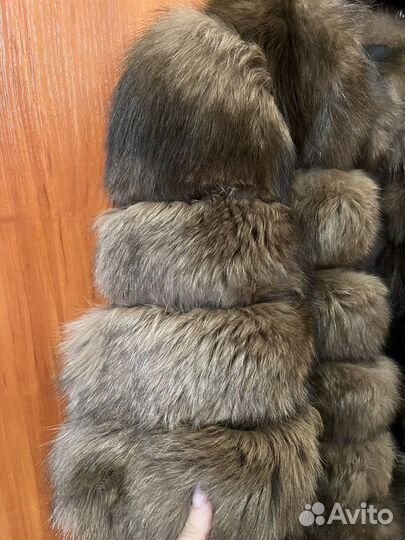Шуба женская песцовая