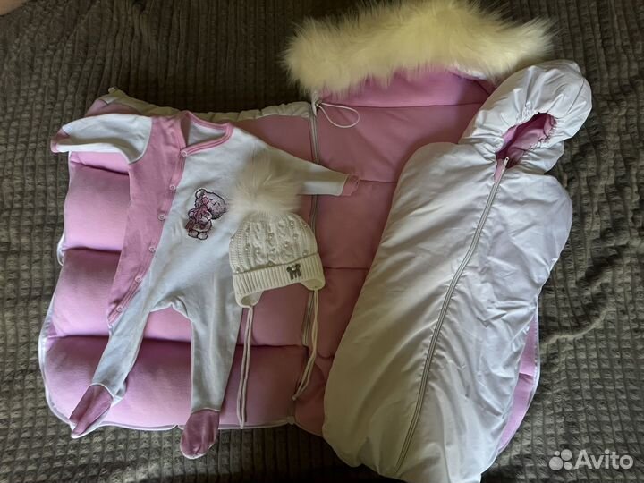 Конверт на выписку зимний