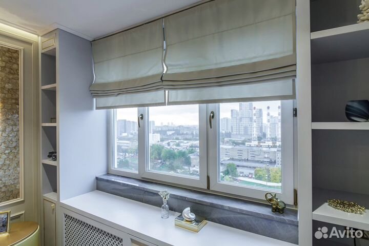 Двойная римская штора на заказ