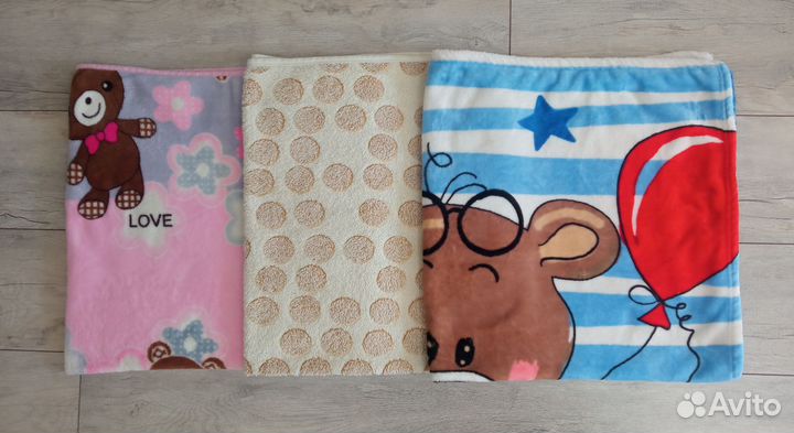 Детский плед в кроватку/коляску