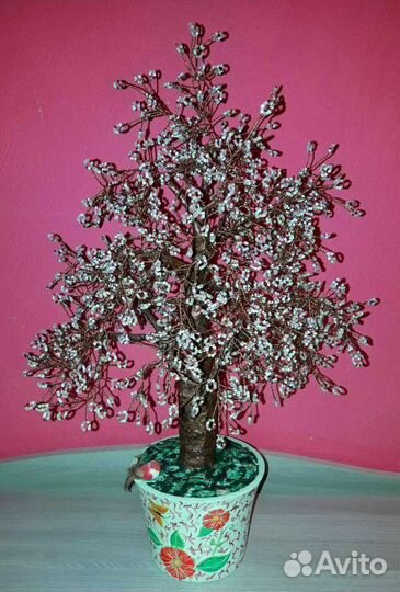 Дерево из бисера 60 см