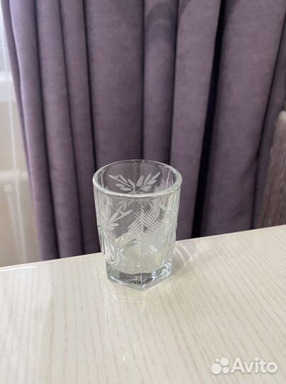 Рюмки -стопки хрустальные винтаж