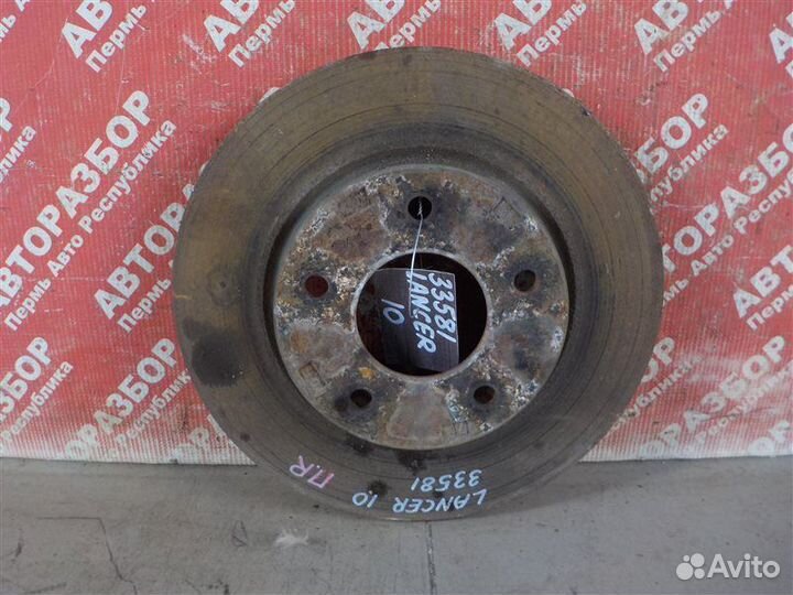 Диск тормозной передний правый Mitsubishi Lancer