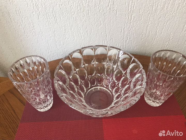 Вазы хрустальные ГДР