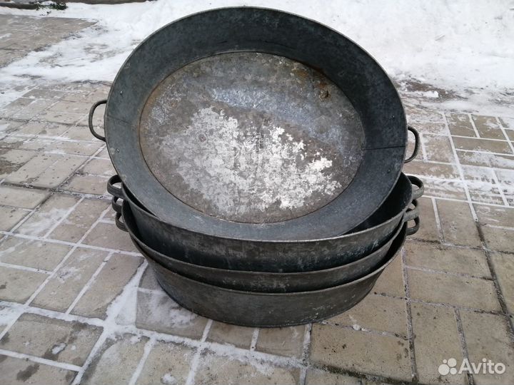 Таз оцинкованный