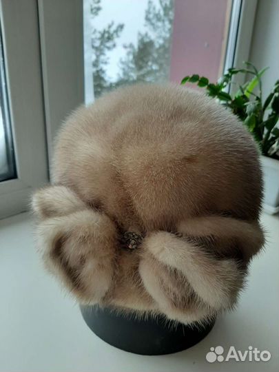 Шапка норковая женская