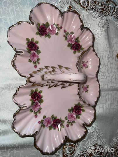 Чешский розовый фарфор