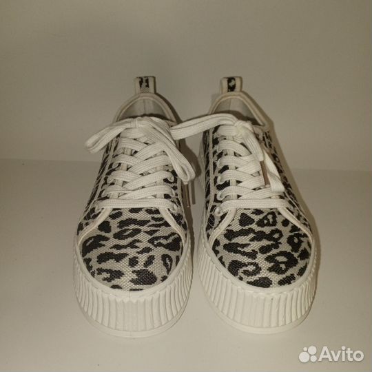 Кроссовки / полуботинки леопардовые женские 36-40