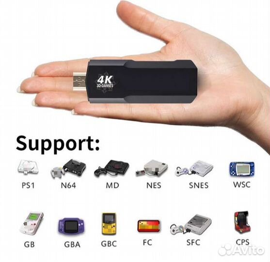 Игровая приставка PS1+30000 игр, новая