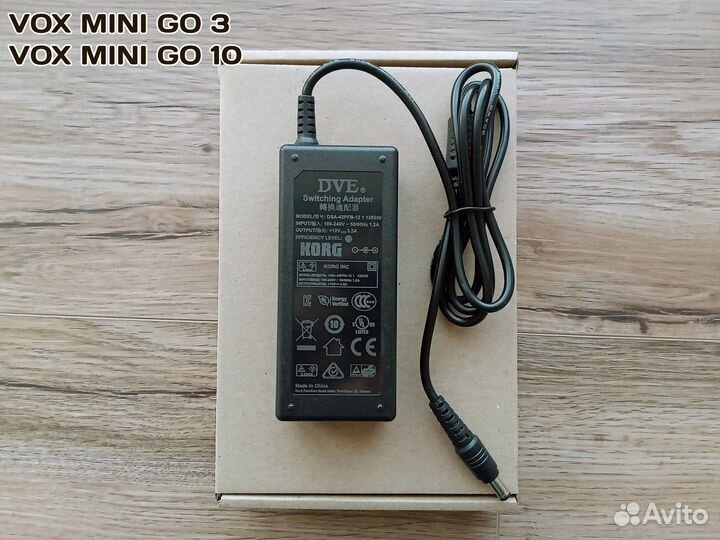 Блок питания для комбика VOX Mini GO 10, GO 3