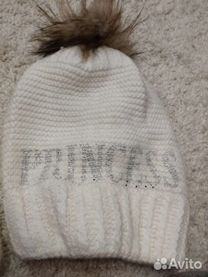 Шапки женские, детские, шарф