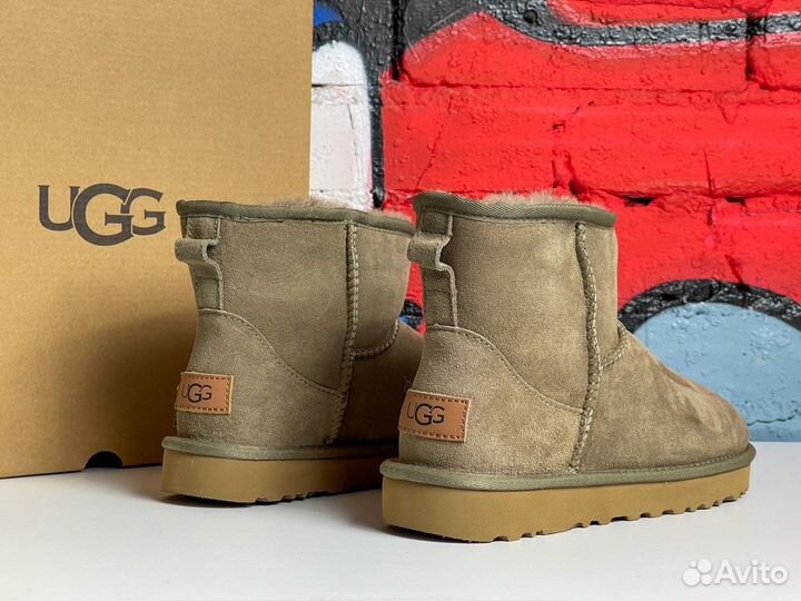 Ugg Classic Short II Light Grey