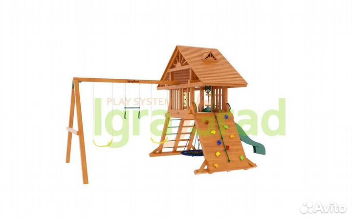 Детская площадка для дачи Крепость Фани (Дерево)