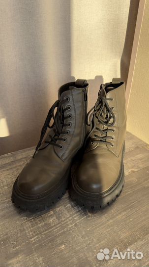 Зимние женские ботинки 38 р натуральная кожа