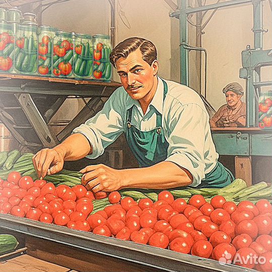 Разнорабочие на консервный завод