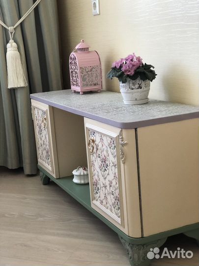 Ретро-тумба после редизайна. Винтажная тумба