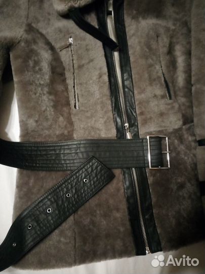 Куртка зимняя женская натуральный мех 44 размер