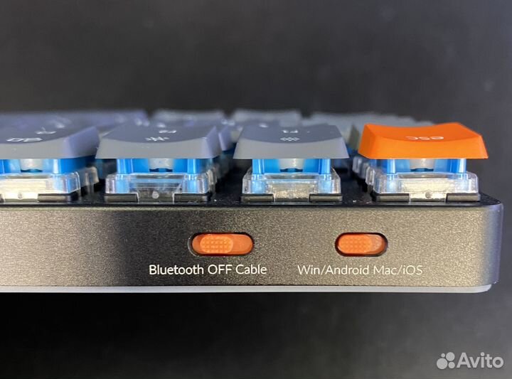 Клавиатура Keychron K3 RGB Optical Blue Switch Dar