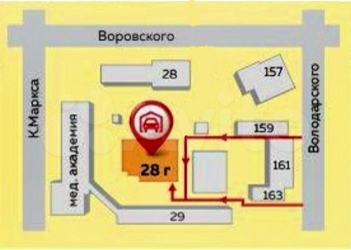 Машиноместо, 22 м²