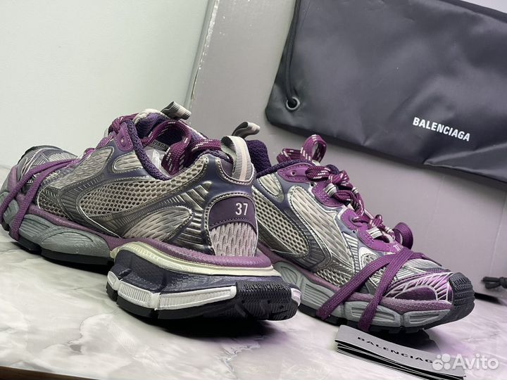 Кроссовки balenciaga 3xl purple and grey