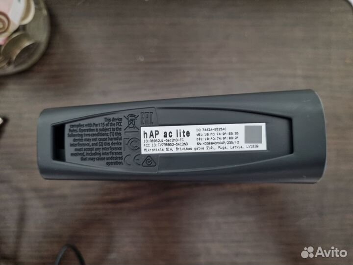 Роутер MikroTik hAP ac lite RB952U1-5ac2nD-TC