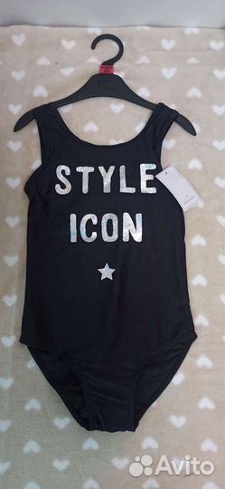 Слитный купальник на девочку 6-7 лет