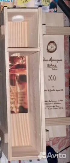 Коробка деревяннач от коньяка,виски