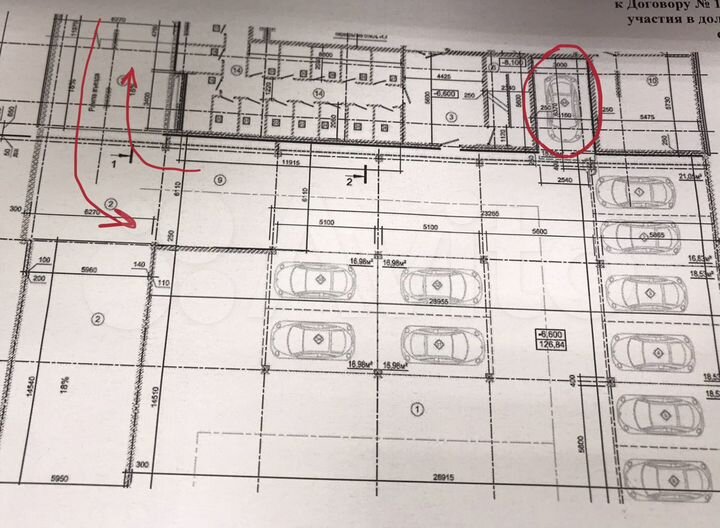 Машиноместо, 18 м²