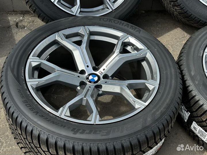 Колеса для x5g05 зимние 741м +yokohama v906
