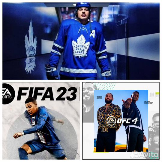 Подписка 12 мес. на нхл 22,фифа 22,юфс4 PS4,PS5