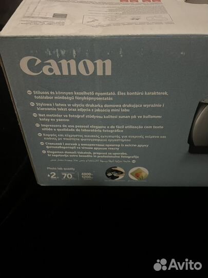 Цветной струйный принтер canon pixma iP1800