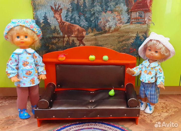 Кукла СССР, куклы, игрушки, мебель