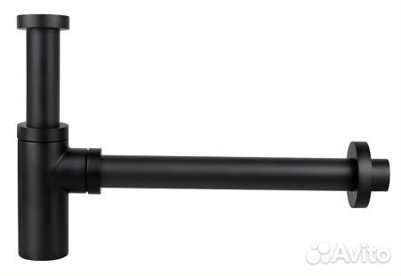 958L Сифон kaiser для раковины б/вып. (хром)