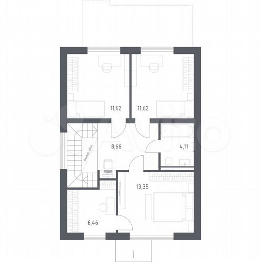 Дом 130 м² на участке 5,8 сот.