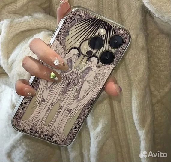 Чехол на iPhone все модели стильный anime