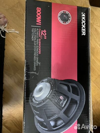 Сабвуфер Kicker CWR124 с коробом