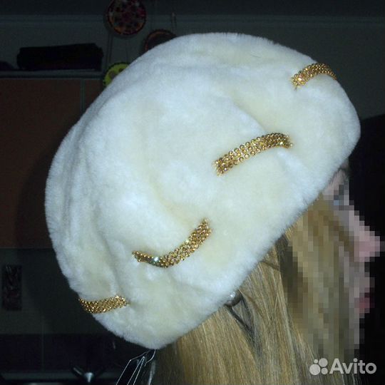 Берет Женский Зимний Мутон Новый