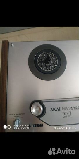 Катушечный магнитофон akai gx4000d