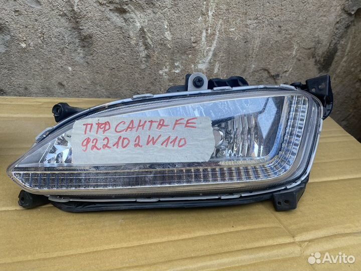 Птф hyundai santa fe 3 левая