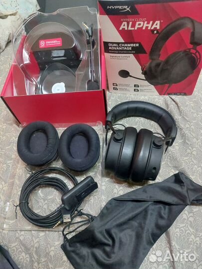 Наушники Проводная гарнитура HyperX Cloud Alpha S