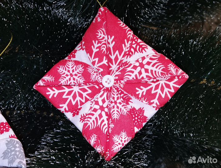 Елочные украшения ручной работы