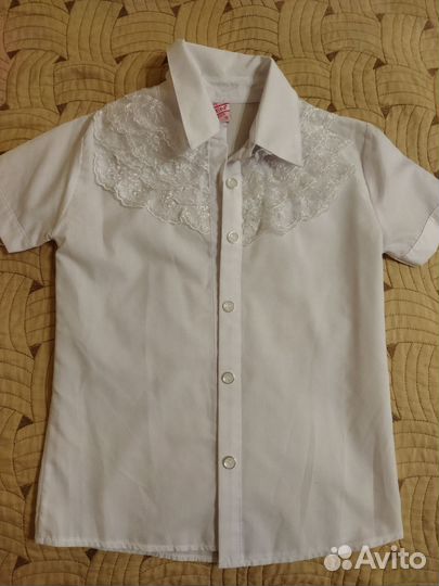 Рубашка школьная для девочки