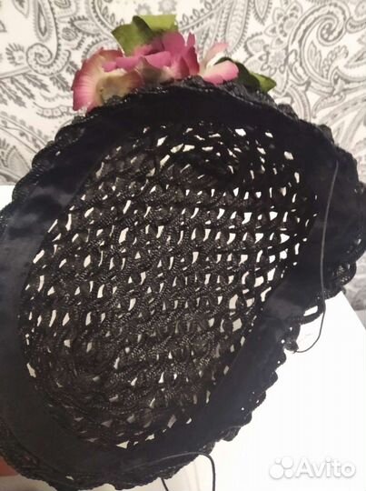 Женская винтажная шляпка 1950-е